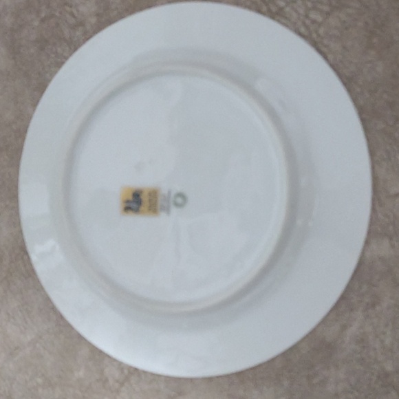 Antique Haas & Czjzek H.C. Schlaggenwald Black Knight Plate Gold Trim - Picture 4 of 11